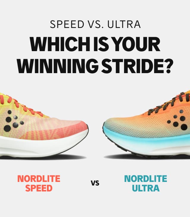 Speed vs. Ultra: Which is your winning stride? - Nordlite Speed vs. Nordlite Ultra