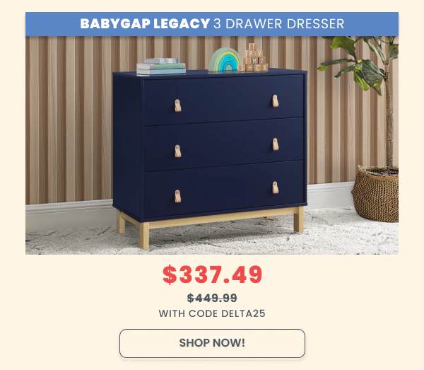 Shop BabyGap Legacy 3 Drawer Dresser