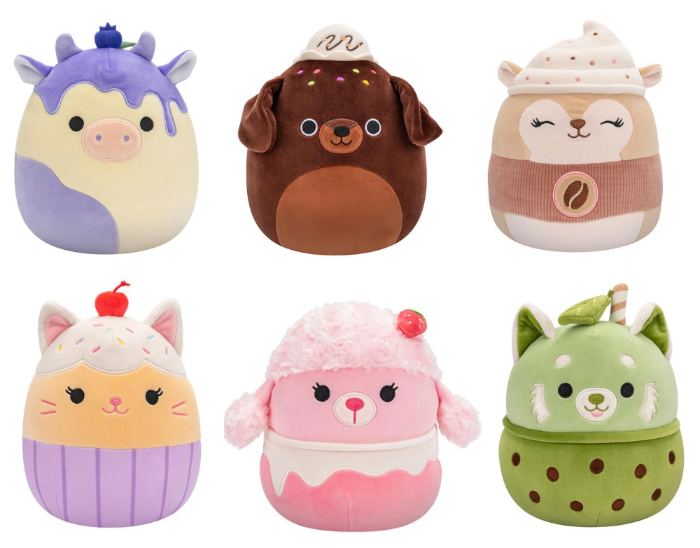 Squishmallow 5 Inch Hybrid Sweets Squad Set of 6