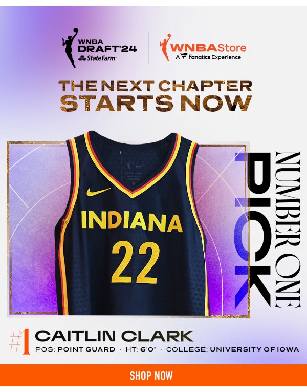 #1 WNBA Draft Pick --> Shop Caitlin Clark's Fever Gear