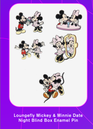 Loungefly Mickey and Minnie Date Night Blind Box Enamel Pin