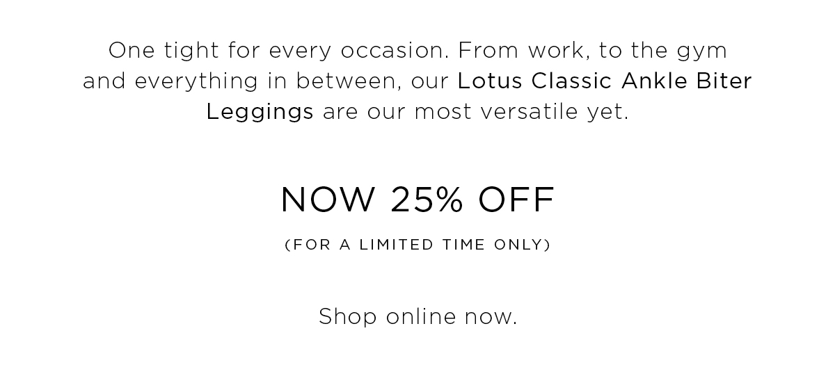 Lotus Leggings - 25% OFF