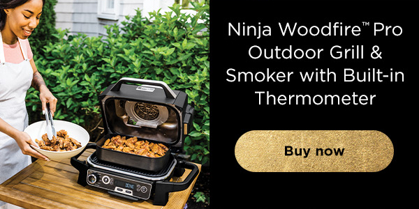 Ninja Woodfireâ„¢ Pro Outdoor Grill & Smoker with Built-in Thermometer