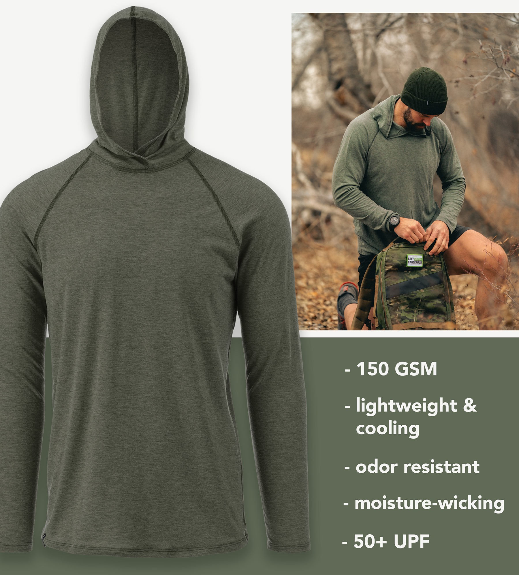 Men's Vapor Hoody Spruce