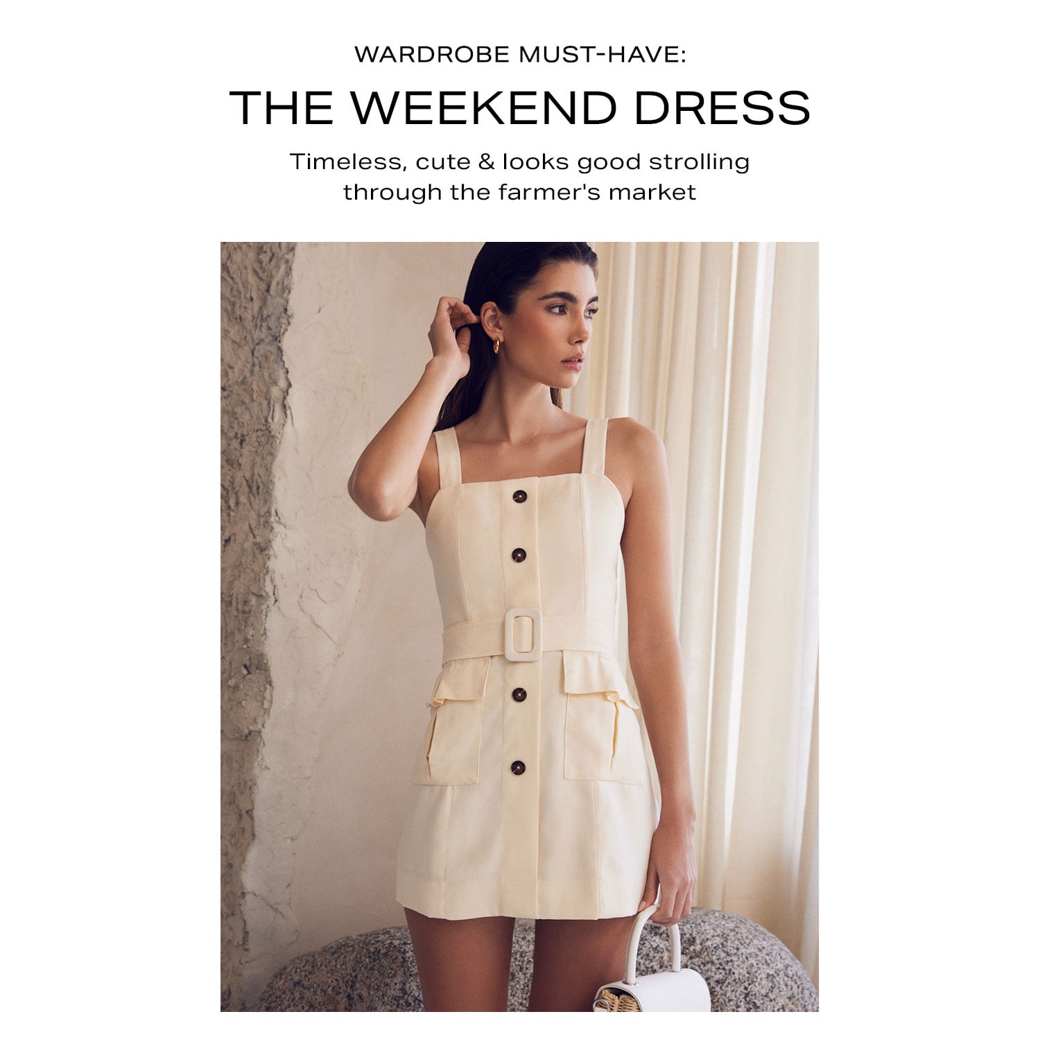 Wardrobe Must-Have: The Weekend Dress. Timeless, cute & looks good strolling through the farmer's market.