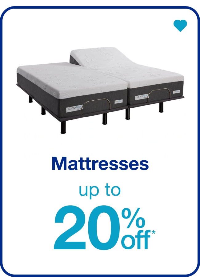 Mattresses up to 20% Off â€” Shop Now!