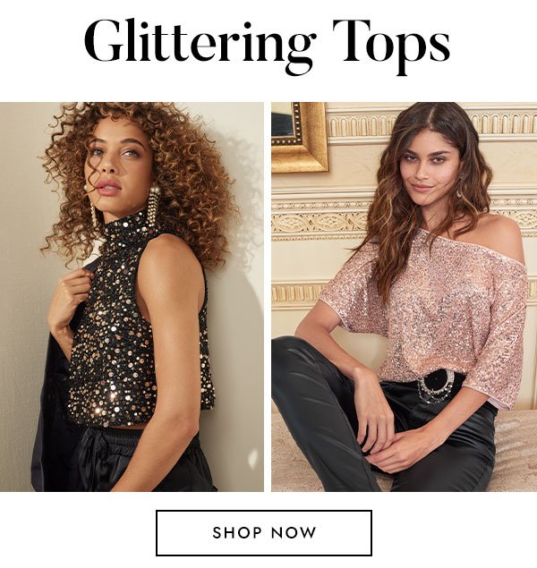 Glittering Tops - Shop Now