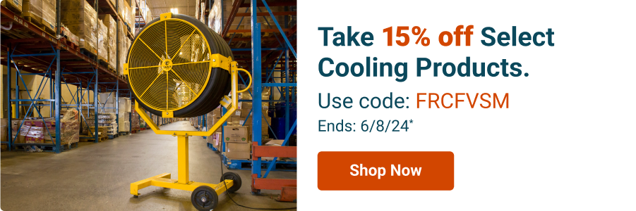 Take 15% off Select Cooling Products. Use code: FRCFVSM - Ends 6/8/24*