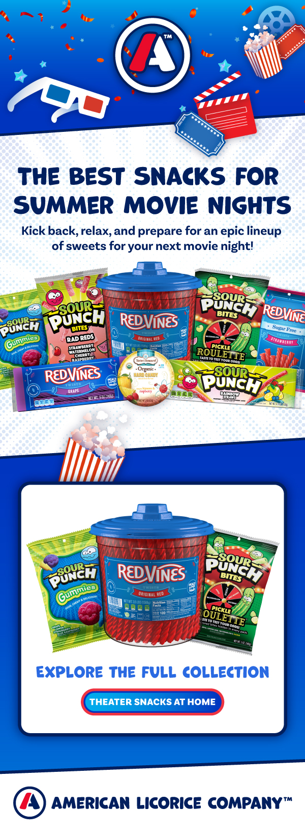 The Best Snacks for Summer Movie Nights: Kick back, relax, and prepare for an epic lineup of sweets for your next movie night! Explore the full collection and prepare for theater snacks at home >>