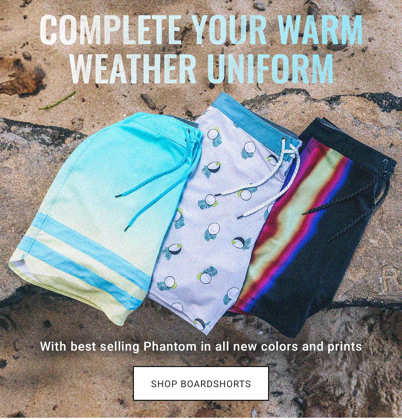 Complete Your Warm Weather Uniform | Shop Boardshorts