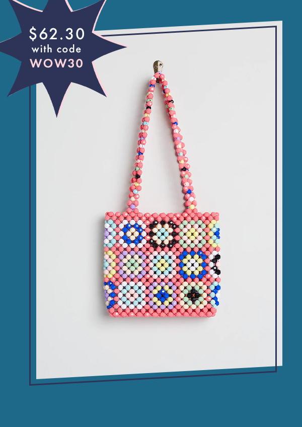 How're My Flowers? Beaded Handbag