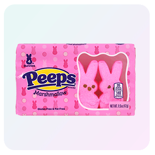 Pink Peeps marshmallows