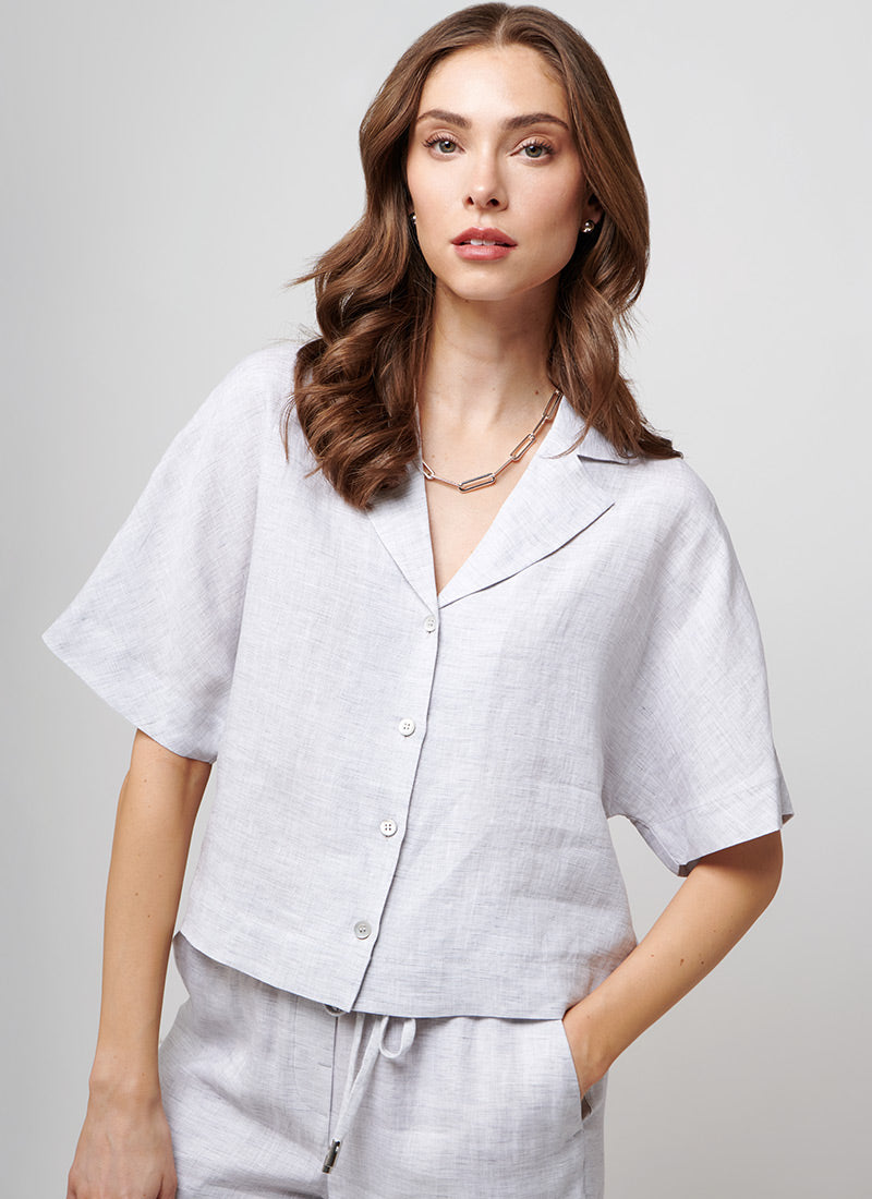 Image of Linen Camp Shirt