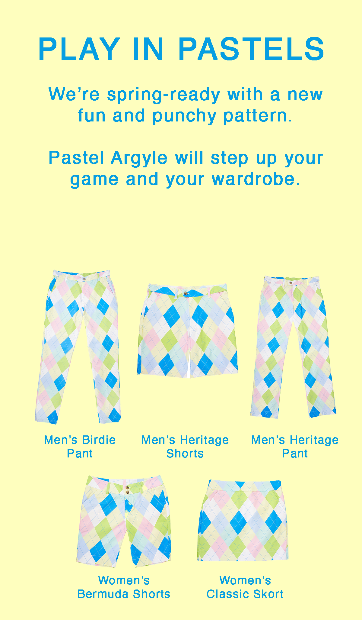 Pastel Argyle