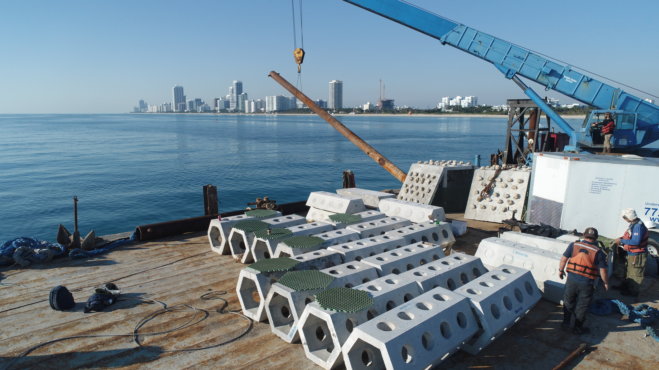 Eco Reef Sea Hive Deployed Miami