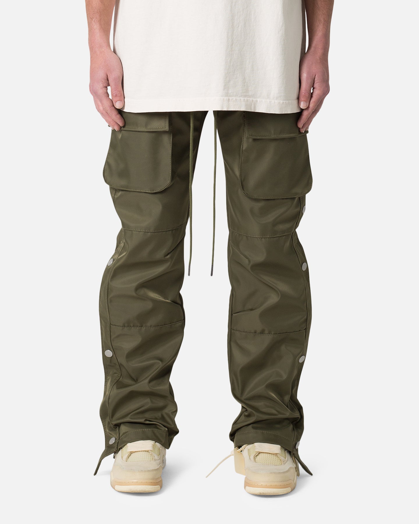 Image of MNML Snap Front Cargo Pants Olive