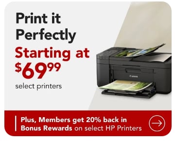 Save up to $170 on select printers