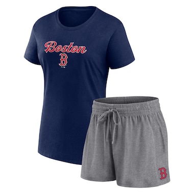  Fanatics Branded Navy/Gray  Script T-Shirt & Shorts Combo Set