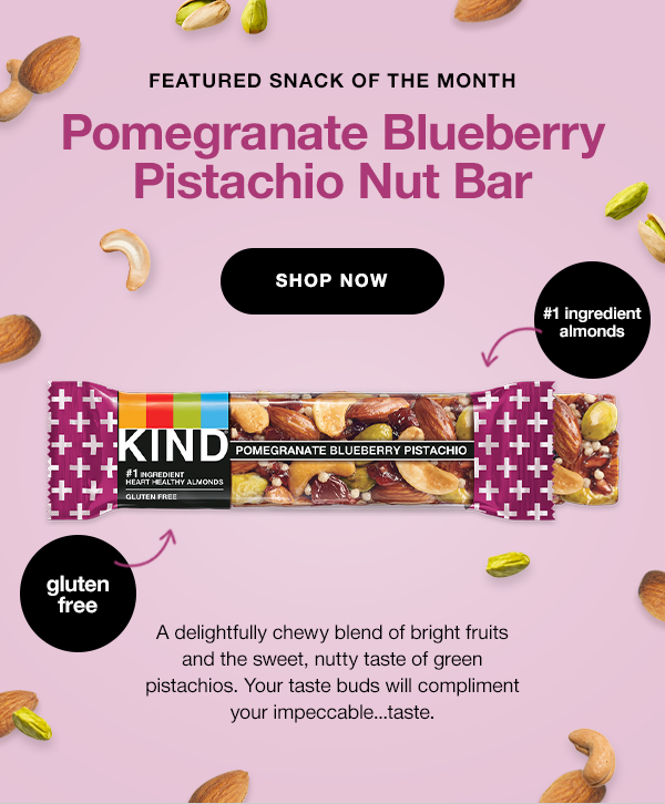 Pomegranate Blueberry Pistachio Nut Bar