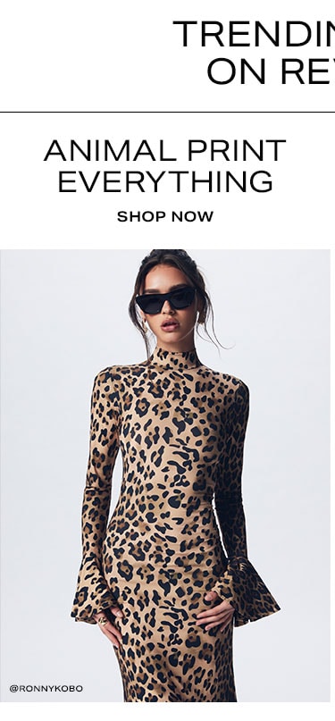 Trending Now on REVOLVE: Animal Print Everything - Shop Now