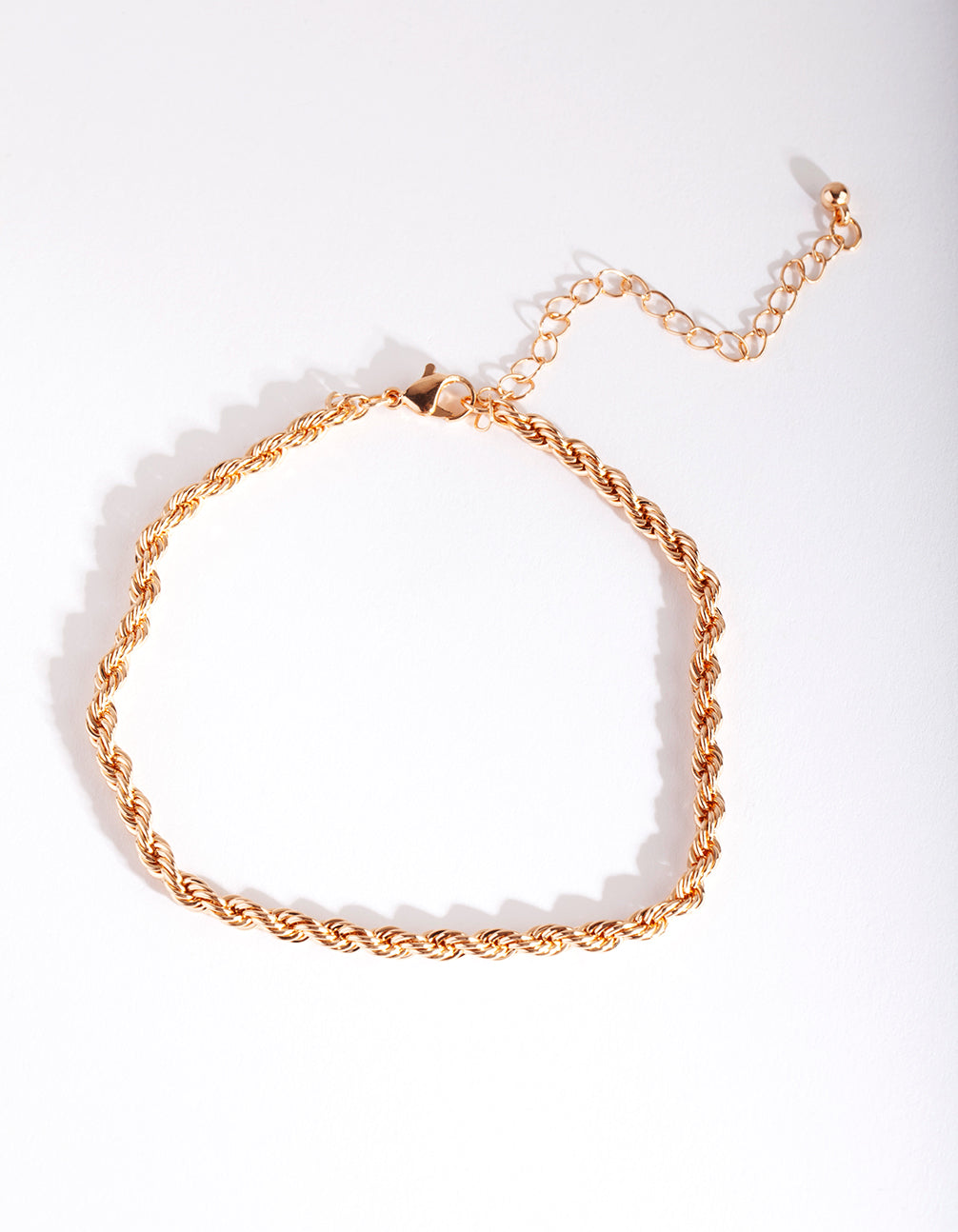 Image of Gold Twist Rope Anklet