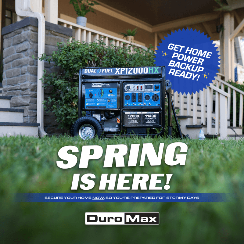 Spring Is Here! Secure your home now, so you're prepared for stormy days!