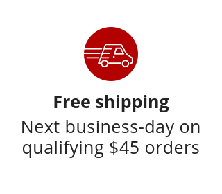 FREE Next-Business-Day Shipping - On qualifying $45 Order | Get alerts, sales and more through text