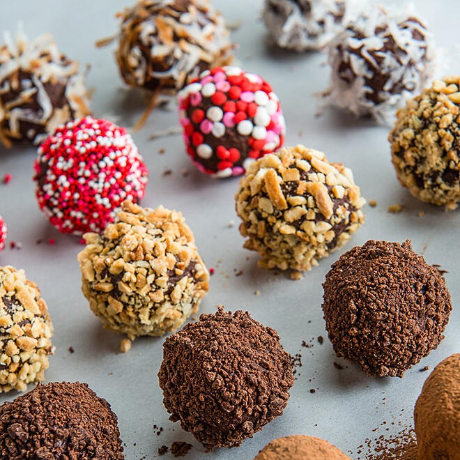 No-Bake Chocolate Truffles