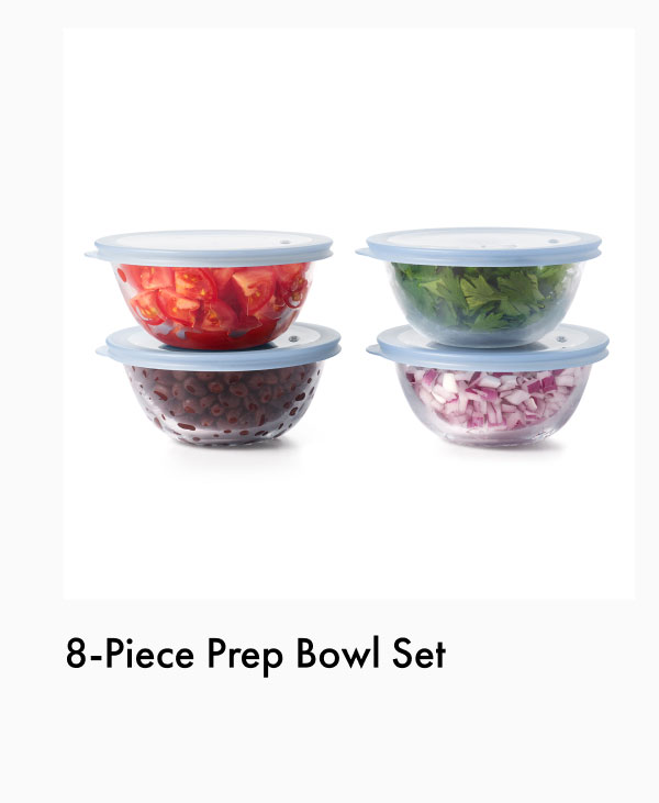 8-Piece Prep Bowl Set