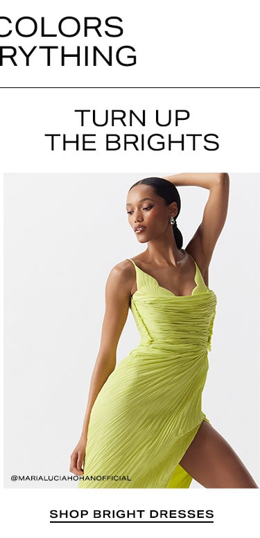 These Colors Are Everything: Turn Up the Brights - Shop Bright Dresses