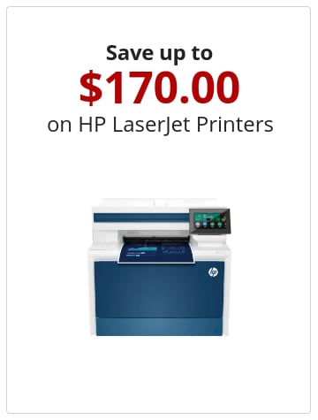 Save up to 170 on HP LaserJet Printers