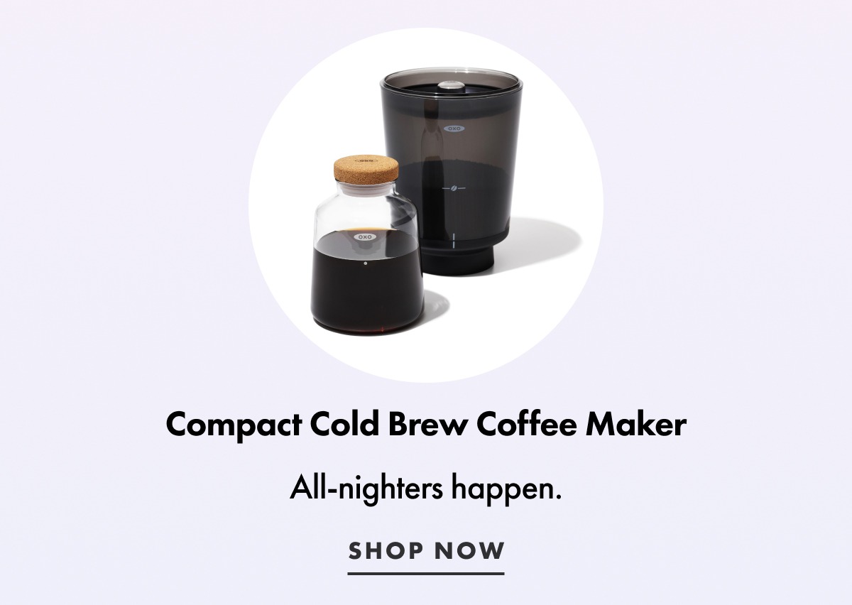 Compact cold brew coffee maker. Shop now.