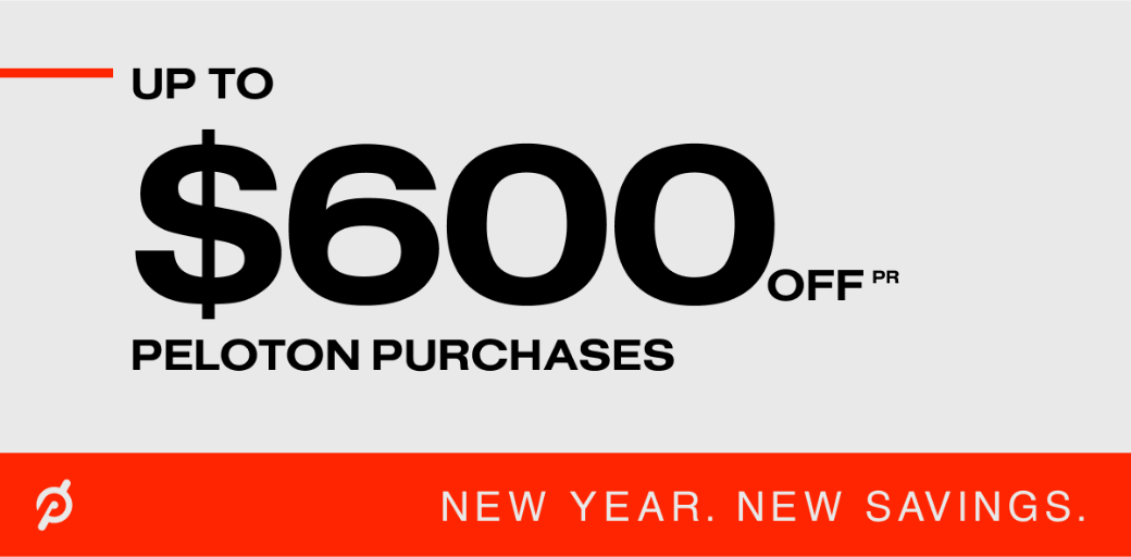 Up to $600 off Peloton purchases