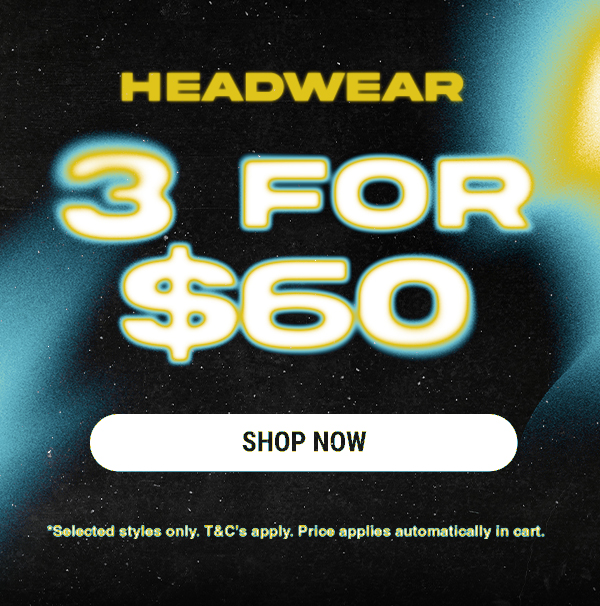 Shop 3 for $60 Headwear