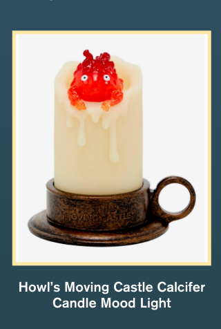 Howl's Moving Castle Calcifer Candle Mood Light