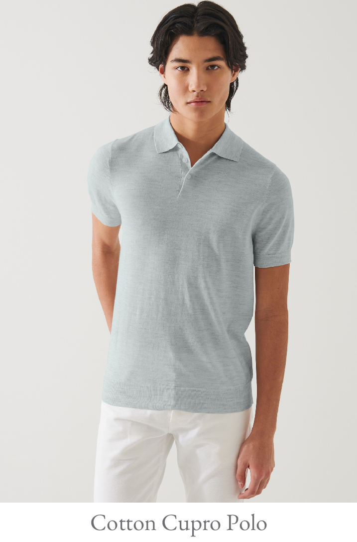 COTTON CUPRO POLO