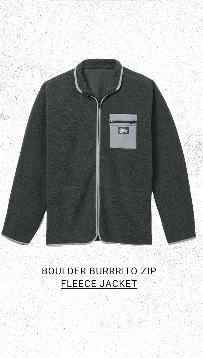 Boulder Burrrito Zip Fleece Jacket