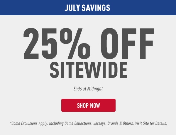 Hoops and Savings: 25% Off Sitewide!