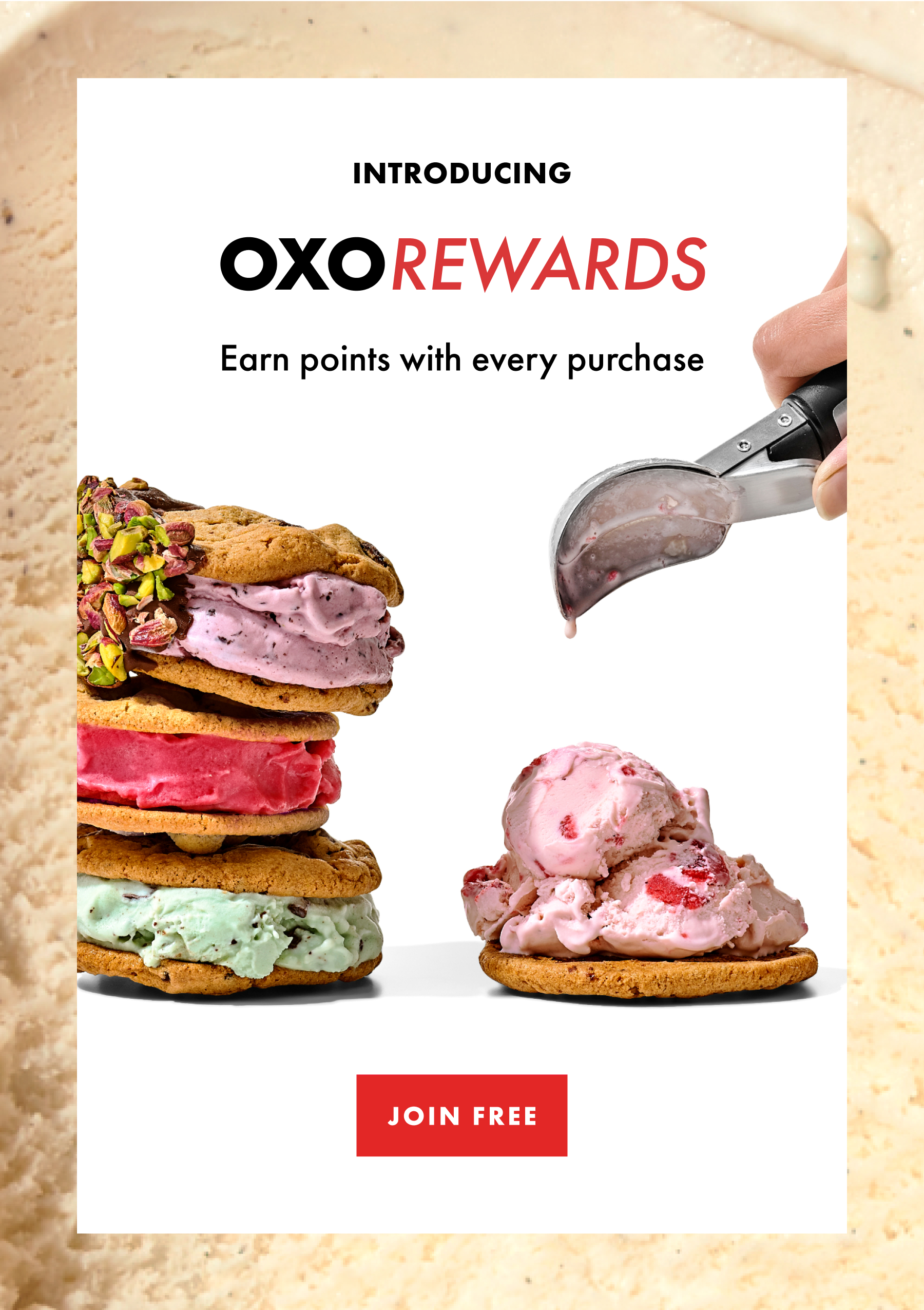 Introducing the perfect excuse. OXO Rewards.