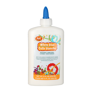 8-oz. white glue bottle