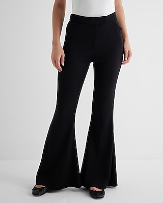 high waisted wide flare pant