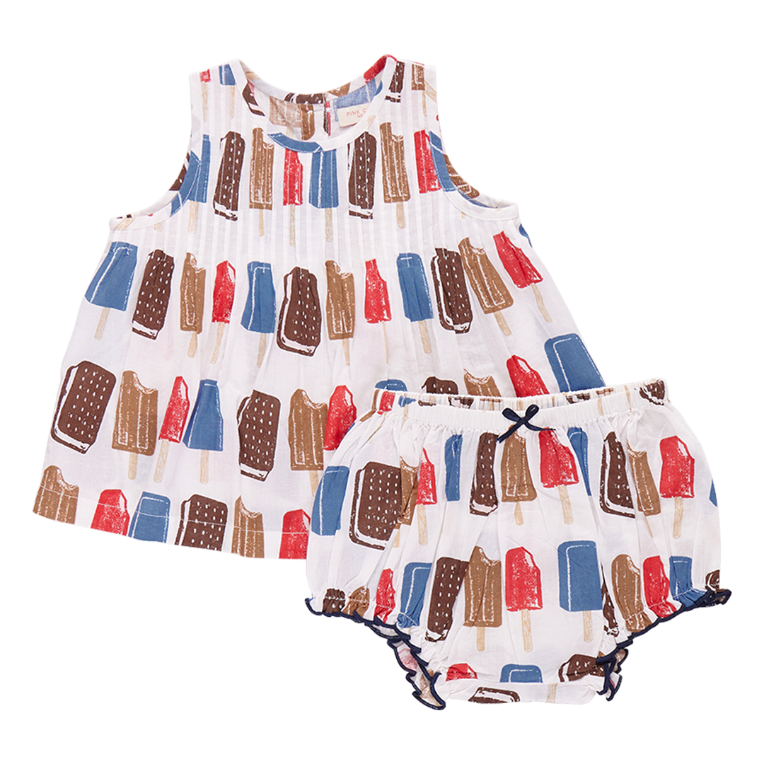 Image of Baby Girls Jaipur Set - Popsicles