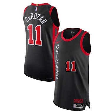  Nike DeMar DeRozan Black   Authentic Jersey - City Edition