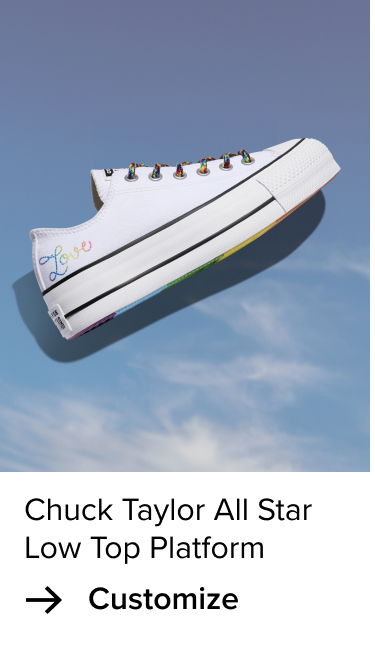 Customize: Chuck Taylor All Star Low Top Platform