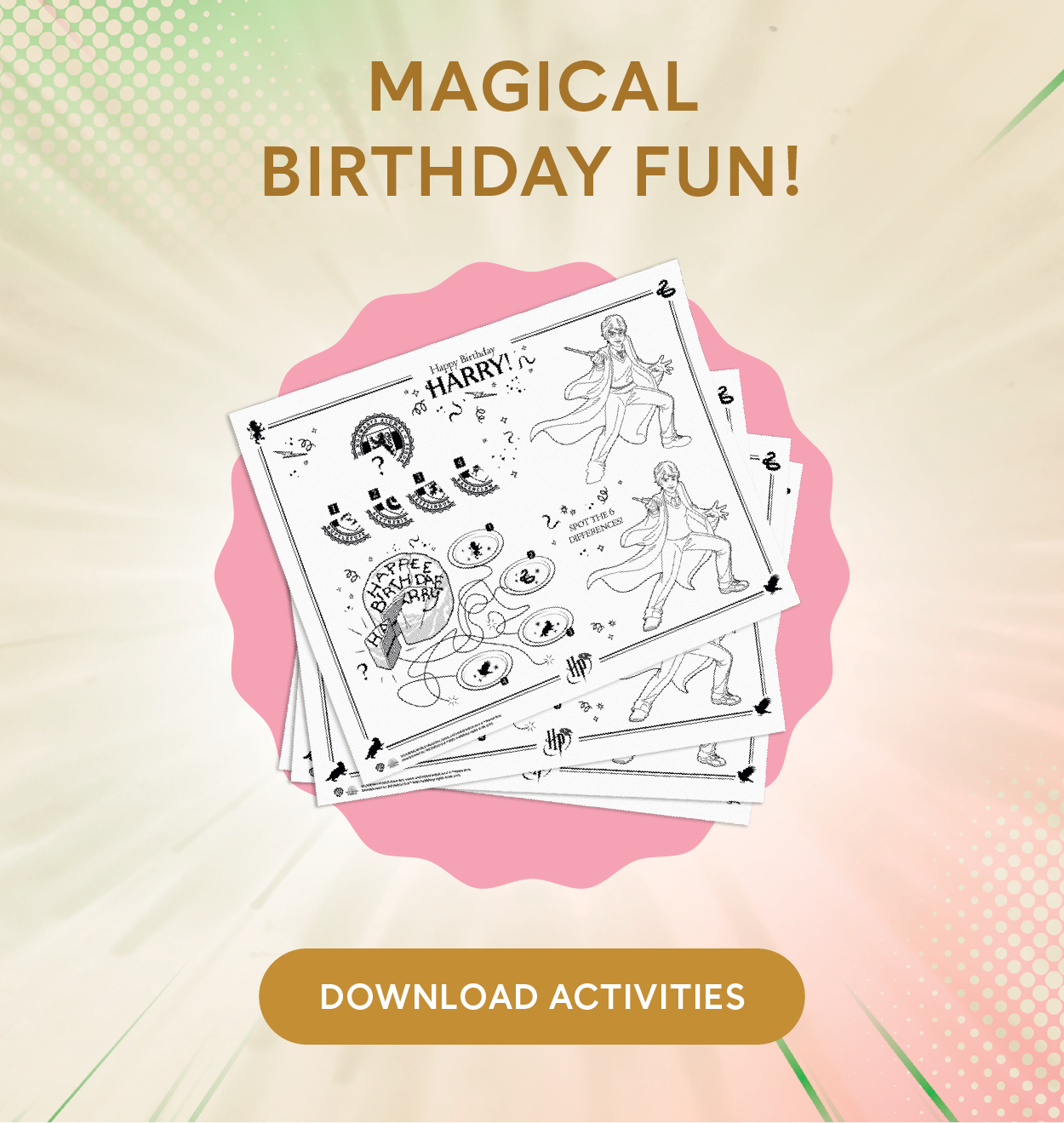 Magical Birthday Fun - Download Activities