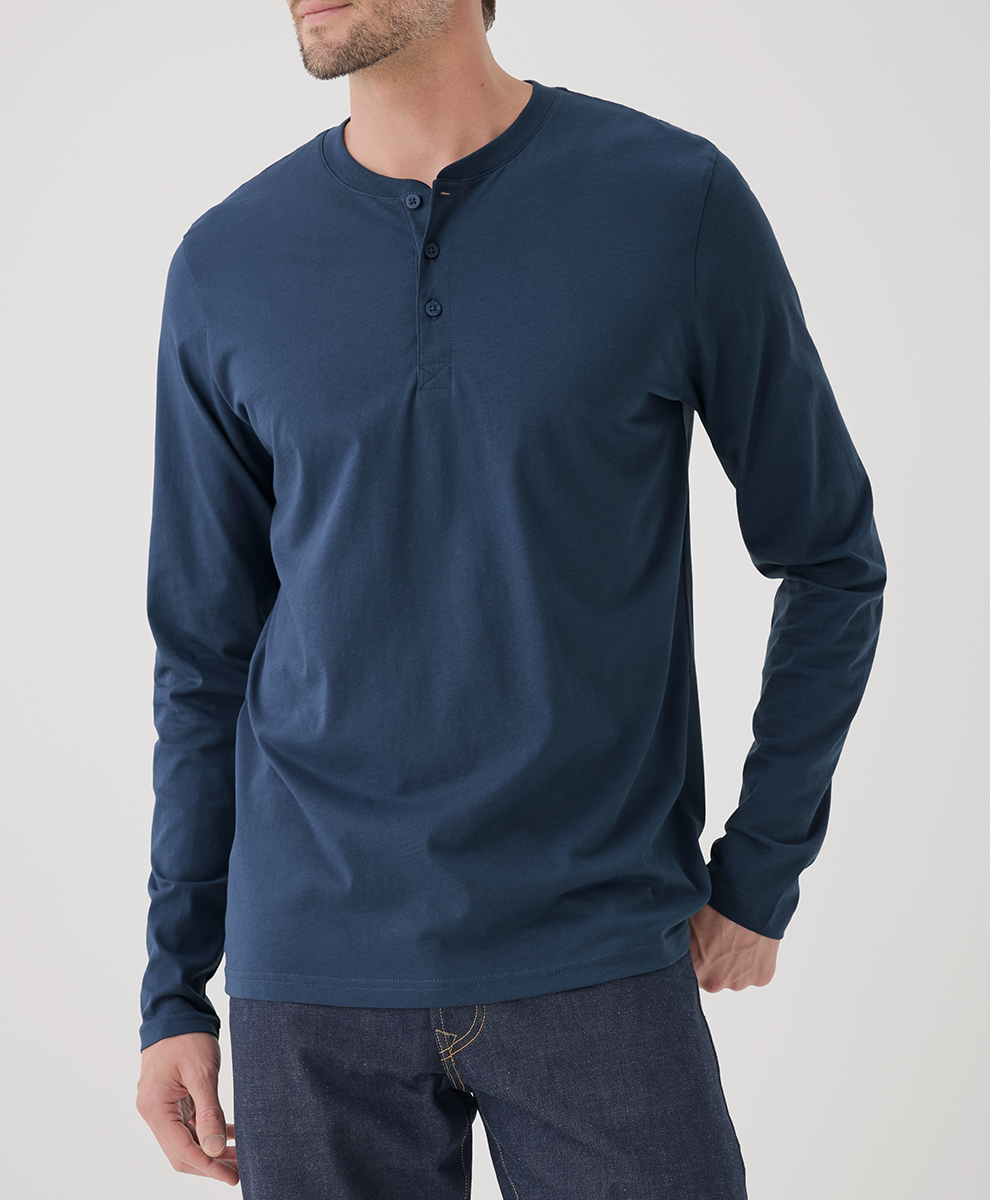 Image of Men's Softspun Long Sleeve Henley