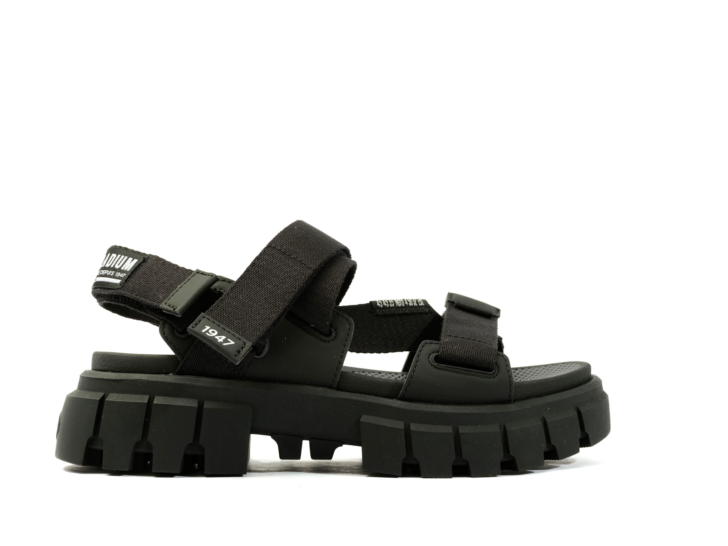 Image of 98578-008-M | REVOLT SANDAL MONO | BLACK