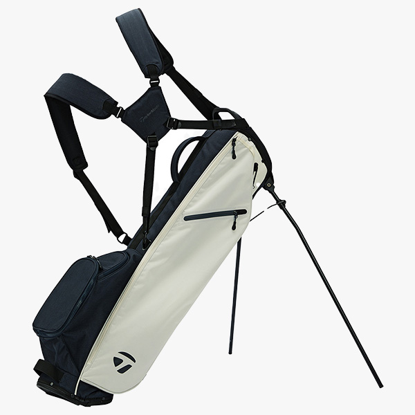 Flextech carry golf bag in ivory/dark navy