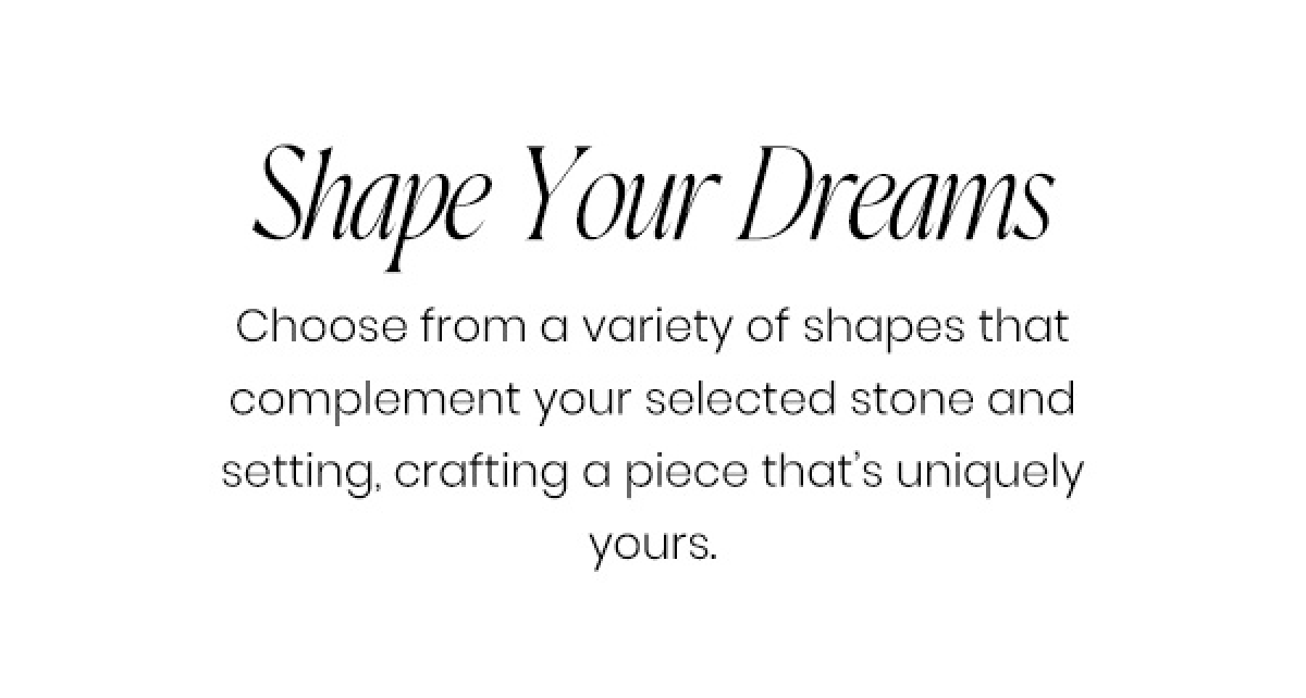 SHAPE YOUR DREAMS