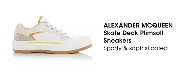 alexander macqueen skate deck plimsoll